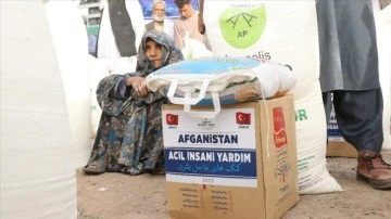 Türkiye Diyanet Vakfından 300 Heratlı depremzede aileye gıda yardımı