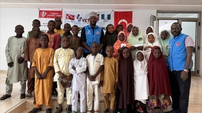 T&uuml;rkiye Diyanet Vakfından Nijerya'daki yetimlere aylık nakdi yardım desteği