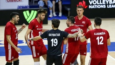 T&uuml;rkiye, FIVB Erkekler Milletler Ligi'nde Ukrayna'yı mağlup etti