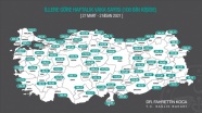 Türkiye genelinde bu hafta da 100 binde Kovid-19 vaka sayısı azalan il bulunmuyor