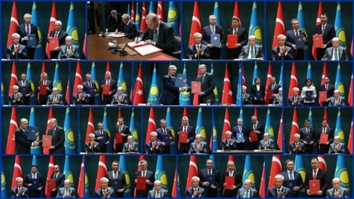 Türkiye ile Kazakistan arasında 20 anlaşma imzalandı