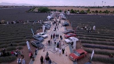 T&uuml;rkiye'nin en b&uuml;y&uuml;k lavanta bah&ccedil;esinde festival heyecanı başladı