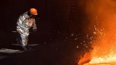 T&uuml;rkiye'nin ham &ccedil;elik &uuml;retimi nisanda yıllık y&uuml;zde 9,4 arttı