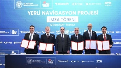T&uuml;rkiye'nin ilk yerli navigasyon sisteminde imzalar atıldı