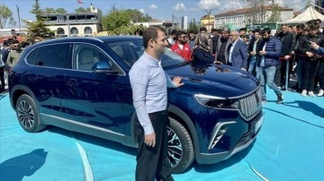 Türkiye'nin yerli otomobili Togg Kırşehir'de tanıtıldı