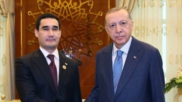 Türkmenistan Devlet Başkanı Berdimuhamedov, Cumhurbaşkanı Erdoğan’ın doğum gününü kutladı