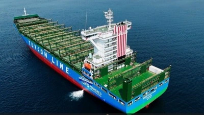 Turkon Line'ın LNG'li konteyner gemisi "Kaşif Kalkavan" Hindistan hattında g&ouml;rev