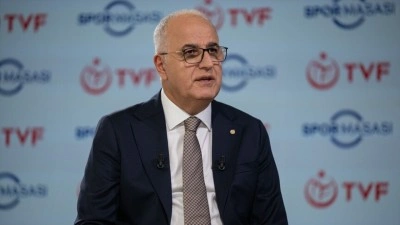 TVF Başkanı Mehmet &Uuml;st&uuml;ndağ: İnşallah bu yıl Milletler Ligi şampiyonluğuna Avrupa şampiyonluğunu da