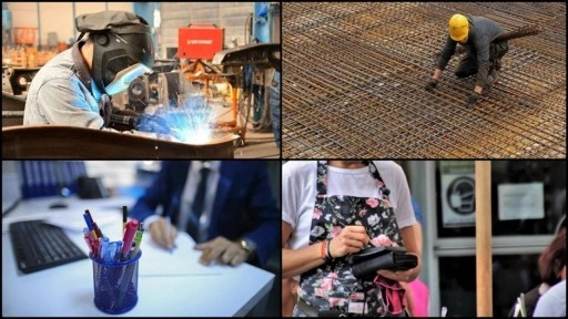 Ücretli çalışan sayısı martta yıllık bazda yüzde 0,6 artarak 15,3 milyon oldu
