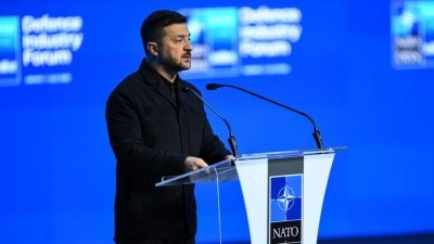 Ukrayna Devlet Başkanı Zelenskiy: NATO'nun kolektif savunmasının bir par&ccedil;ası olmalıyız