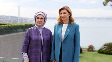 Ukrayna Devlet Başkanı'nın eşi Zelenska, Emine Erdoğan'a "yardıma hazırız" mesaj