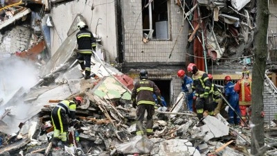 Ukrayna: Rusya'nın Kiev'e d&uuml;zenlediği hava saldırısında &ouml;l&uuml; sayısı 13'e y&uuml;kseldi