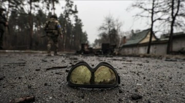 Ukrayna'da yoğun çatışmalardan hasar gören İrpin, uluslararası basın tarafından görüntülendi