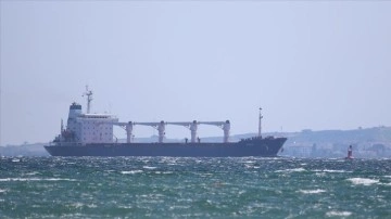 Ukrayna'dan yola çıkan mısır yüklü geminin Çanakkale Boğazı'ndan geçişi başladı