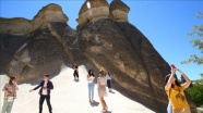 Ukraynalı turistler direkt uçuşla geldikleri Kapadokya'dan hayranlıkla ayrılıyor