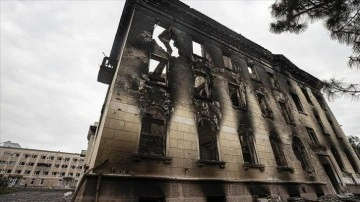 Ukrayna'nın Luhansk bölgesine bağlı Lisiçansk şehri Rusya-Ukrayna savaşının ağır yaralarını taş