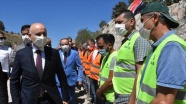 Ulaştırma ve Altyapı Bakanı Karaismailoğlu Muğla'da incelemelerde bulundu
