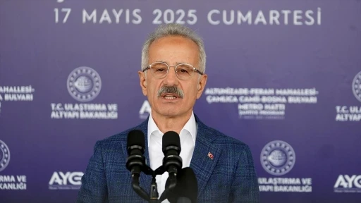 Ulaştırma ve Altyapı Bakanı Uraloğlu: İstanbul'da 162 kilometrelik raylı sistem hattını hizmete açtık