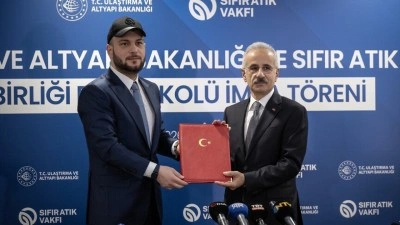 Ulaştırma ve Altyapı Bakanlığı ile Sıfır Atık Vakfı arasında işbirliği protokol&uuml; imzalandı