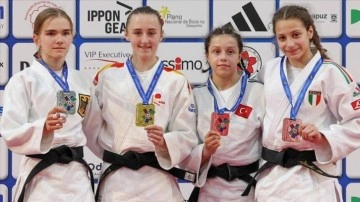 Ümit milli judocular, Portekiz'de 2 bronz madalya kazandı
