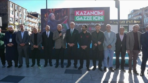 Ümraniye'de "Kazancım Gazze İçin" kampanyası tanıtıldı