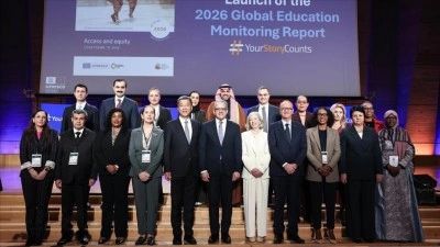 UNESCO'nun Paris'teki toplantısında T&uuml;rkiye'nin eğitimdeki başarıları &ouml;rnek g&ouml;sterild