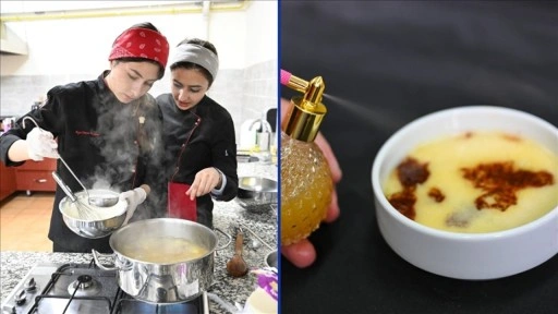 &Uuml;niversite &ouml;ğrencileri Osmanlı yemeklerini "yenilebilir parf&uuml;mlerle" pazarlamak istiyor