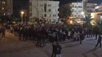 Ürdün'de Gazze'ye destek gösterisi düzenlendi