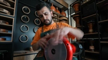 Ürettiği vurmalı çalgılar yurt dışından da talep görüyor