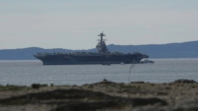 USS Gerald R. Ford'daki yangına dair ortaya &ccedil;ıkan yeni g&ouml;r&uuml;nt&uuml;ler hasarın daha fazla olduğunu g