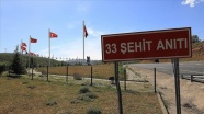 Usta birliklerine giderken PKK&#039;lı teröristlerce şehit edilen sivil ve silahsız 33 asker anılıyor