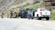 Van&#039;da askeri araç devrildi: 6 yaralı