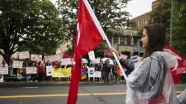Washington&#039;da Türkler ve Ermeniler karşılıklı gösteri yaptı
