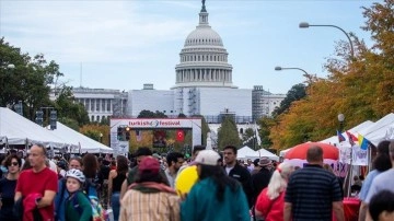 Washington'da düzenlenen Geleneksel Türk Festivali'ne yoğun ilgi