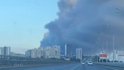 Wildberries&rsquo;in Volgograd&rsquo;daki lojistik tesisinde İHA saldırısı nedeniyle yangın &ccedil;ıktı