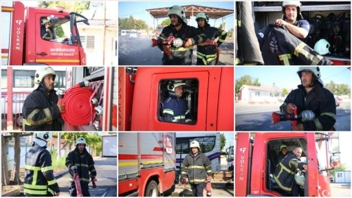 Yangında ölen babasının izinden gidip başladığı itfaiyecilikte 12 yılı geride bıraktı