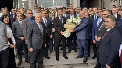 Yargıtay &uuml;yeliğine se&ccedil;ilen Karak&ouml;se'ye Ankara Adliyesi'nde veda t&ouml;reni d&uuml;zenlendi