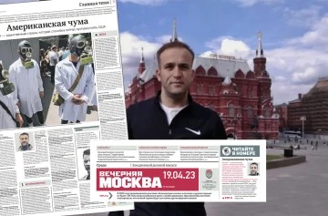 Yazarımız Erhan Altıparmak, Rusya'da Veçernyaya Moskva gazetesine konuştu