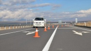 Yeni yapılan Kars-Erzurum kara yolunun bir kısmı ulaşıma açıldı