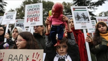 Yeryüzü Çocukları Derneğinden Filistinli çocuklara destek eylemi