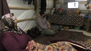 Yörük aile, hemşehrileri astronot Gezeravcı'nın uzay yolculuğunu çadırda takip etti