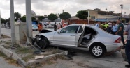 Yozgat'ta iki otomobil çarpıştı: 8 yaralı