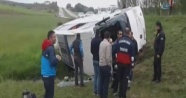 Yozgat’ta otobüs devrildi: 40 yaralı