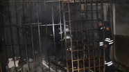 Yozgat'ta pet shop mağazasında yangın çıktı