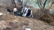 Yozgat'ta sporcuları taşıyan minibüs devrildi: 1 ölü 15 yaralı