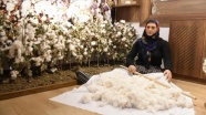 Yün ve pamuğun kumaşa dönüşme serüveni tekstil müzesinde sergileniyor
