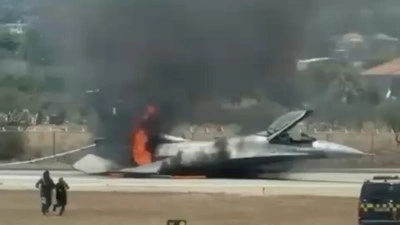 Yunanistan'da bir F-16 savaş u&ccedil;ağı arıza nedeniyle zorunlu iniş yaptı