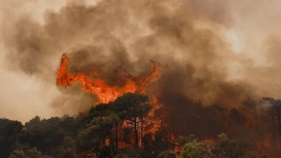 Yunanistan'ın Attika b&ouml;lgesinde 2018-2026 d&ouml;neminde 480 bin d&ouml;n&uuml;mden fazla alan yandı