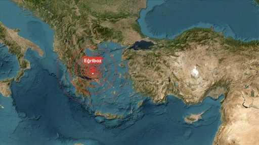 Yunanistan'ın Eğriboz Adası'nda depremler nedeniyle bazı okullar yarın kapalı olacak