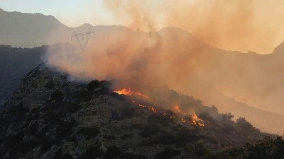 Yunanistan'ın kuzey b&ouml;lgeleri ile Girit Adası'nda yangın &ccedil;ıktı